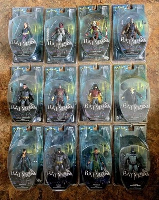 DC Collectibles Batman Arkham City Series 1-4 Mixed Lot 12 Action Figures Total - Image 1 of 4