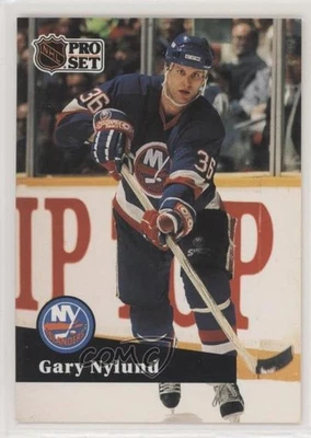1991-92 Pro Set French Gary Nylund #150 - Image 1 of 2