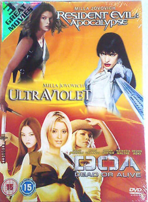 NEW ULTRA VIOLET / DEAD OR ALIVE / RESIDENT EVIL DVD BOX SET REGION 2, 4 SEALED - Image 1 of 1