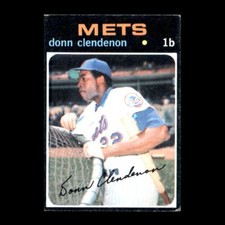 Donn Clendenon 1971 Topps New York Mets #115 Set Filler!