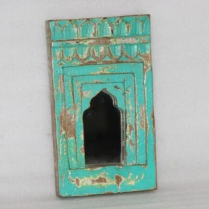 Vintage Holz Wanddeko Spiegelrahmen original alt handgeschnitzt - 16860 - Bild 1 von 6