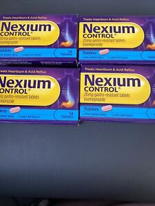 4 X Nexium Control 20mg - 14 tablets