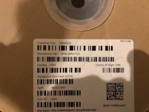 RCD Components GP55-24R9-FTW Widerstand NEU 5000 Stck. - Bild 1 von 1