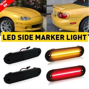2-4X Kit de luces LED laterales LED ámbar/rojo completo para Mazda Miata MX-5 1990-2005 - Imagen 1 de 18