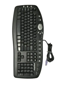 eMachines, Model 9021, Full Standard Desktop PC Wired Black Keyboard - Picture 1 of 5