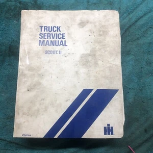 Truck Service Manual International Scout II  CTS 2304 - Foto 1 di 12