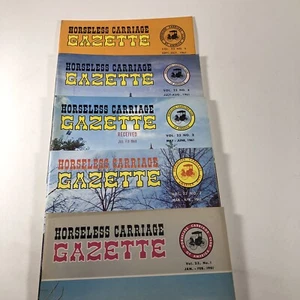 Vintage Horseless Carriage Gazette Magazine 1961 (Lot Of 5) Vol 23 - Picture 1 of 11