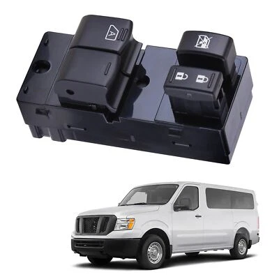 Interruptor maestro ventana eléctrica 25401-1PA0C para Nissan NV1500 NV2500 NV3500 2012-2021 Foto 1 de 4