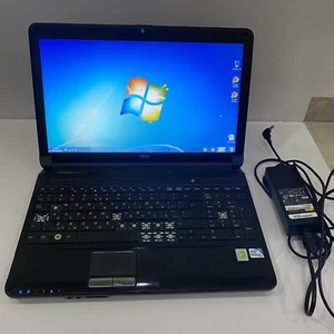 Fujitsu Lifebook A Series AH530 SSD 320GB Ram 2GB Core i3M380 Windows7 Laptop - Picture 1 of 18