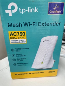 TP-Link Mesh Wi-Fi Extender Booster Dual Band AC750 - Photo 1/7
