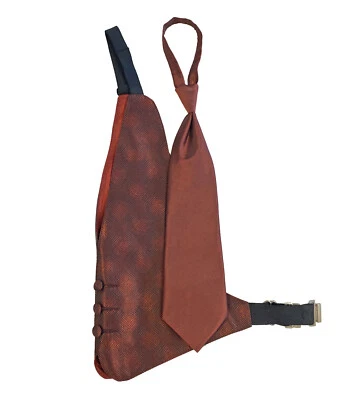 Chaleco de Esmoquin Rojo Canela Talla Niños con Corbata Espalda Abierta Anillo de Boda Portador Foto 1 de 2