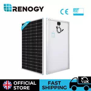 Renogy 175W Watt Mono Solar Panel 12V Volt Panels Off Grid Power Monocrystalline - Picture 1 of 10