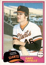 1981 O-Pee-Chee #62 Gary Lavelle Giants Baseball Card