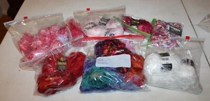 Fun Fur Yarn & Foxy Heart Light Strand Eyelash Yarn At Least 12 Skeins Plus More - Picture 1 of 8