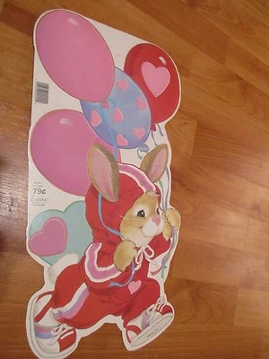 Recortes troquelados de San Valentín Eureka flocados decoración vintage tú eliges NO mucho Foto 1 de 4