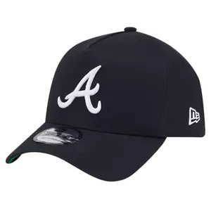 New Era MLB Atlanta Braves 9FORTY Adjustable Strap Hat Cap One Size - Navy - Picture 1 of 3