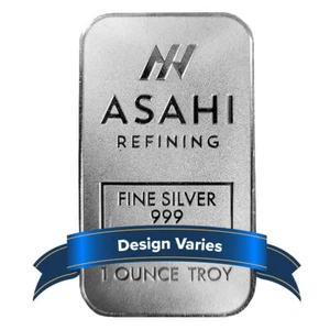1 oz Asahi Silver Bar .999 Fine - Picture 1 of 2
