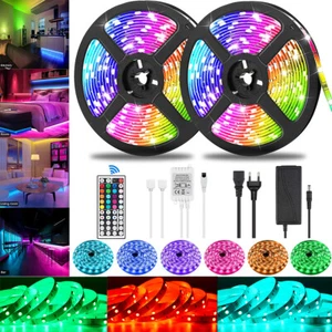 1-10m LED Band Streifen Leiste RGB Stripe Lichtleiste Lichtschlauch Farbwechsel - Bild 1 von 13