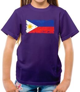 Philippines Drapeau Grunge - Enfants - Filipino Drapeaux Pays Manila Asie