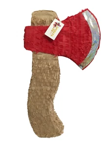 APINATA4U Axe Pinata for Lumberjack Red Color - Picture 1 of 2