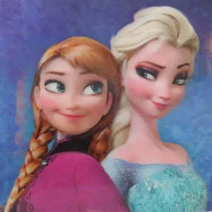 Póster Lenticular 3D Disney FROZEN ANNA Y REINA DE LAS NIEVES ELSA - Animado 16""x16 - Imagen 1 de 2