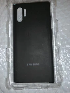 Original Samsung Silicone Case for Samsung Galaxy Note10+ BLACK  USED/NO BOX - Picture 1 of 11