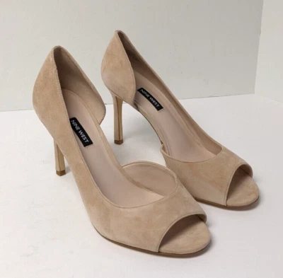 Bomba Nine West Jeff D'Orsay, Gamuza Natural Ligera, Mujer 10 M Foto 1 de 4