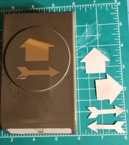 Stampin’ Up 2 ARROWS Paper Punch . Works Great. Clean cut. 2 sizes_ See pics - Picture 1 of 2