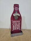 Mancave Wall mount Bottle Opener plaque Quirky