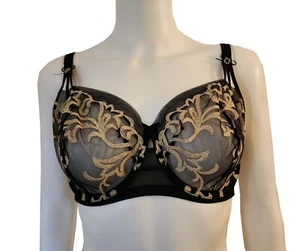 Vintage Felina Lace Embroidered Bra - Picture 1 of 7