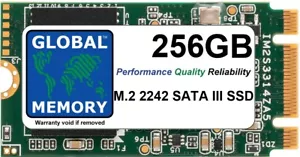 256GB M.2 2242 NGFF SATA 3 MLC CON SSD DRAM - GRADO INDUSTRIALE ULTRA AFFIDABILE - Foto 1 di 1