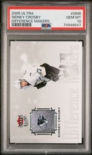 Sidney Crosby 2005-06 Fleer Ultra Difference Makers #DM6 Rookie Card PSA 10 GEM
