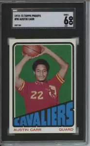 1972 Topps #90 Austin Carr 9 tarjetas prueba progresiva. 9a - Imagen 1 de 12