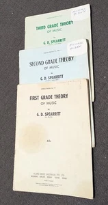 1955 Antique Theory of Music. Grade 1, 2, And 3. G D Spearritt. With Notes - Picture 1 of 13