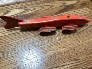 Ice Fishing Decoy, Wood, Handmade - Picture 1 of 5