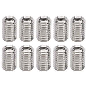 10Pcs Threaded Insert, Stainless Steel Knife Threaded Insert 0.5Inch Length T... - Picture 1 of 12