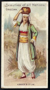 BAKER - BEAUTIES OF ALL NATIONS (A BAKER) - GRECIAN - Picture 1 of 2