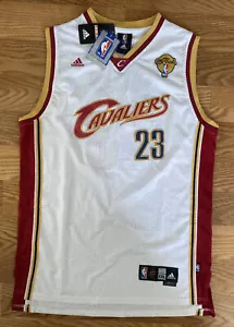 LEBRON JAMES CLEVELAND CAVALIERS ADIDAS NBA JERSEY SWINGMAN XXL NBA FINALS RARE - Picture 1 of 7