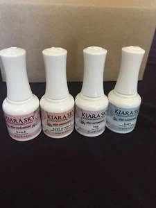 Kiara Sky Dip Powder Essentials Base, Top, Seal Protect, Bond 4pcs ON SALE - Picture 1 of 1