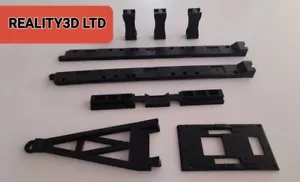 Tamiya 1/14 Semi Traktor Anhänger 3 Achsen Dolly Pin Kupplung Kit durchsichtige hintere Linsen - Bild 1 von 1