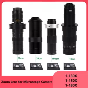Regulowane powiększenie Mikroskop Obiektyw Zoom C Mount Obiektyw do kamery mikroskopowej - Zdjęcie 1 z 27