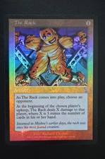 Magic The Gathering MTG THE RACK FOIL #1 Time Spiral Shifted SP Slightly Played