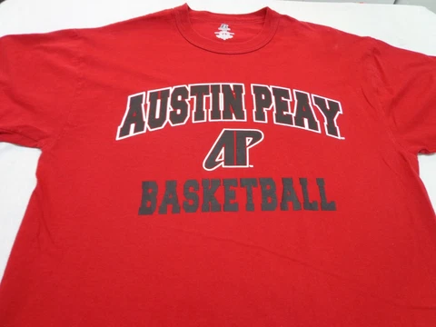 Austin Peay  Govs Governors Basketball  T Shirt Russell Athletics Size Medium Cover