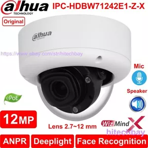 Dahua IPC-HDBW71242E1-Z-X 12MP Deeplight Zoom WizMind-X Camera ANPR 2-Way Audio - Picture 1 of 6