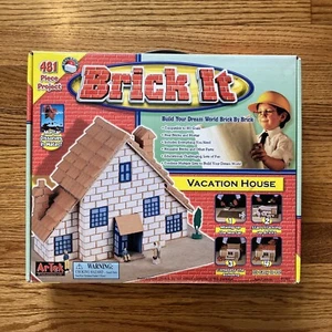 Brick It Bloque de Construcción Juguete Casa de Vacaciones Raro Kit - Imagen 1 de 2