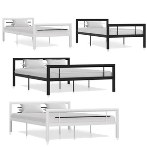 Einzelbett Bettgestell Singlebett Gästebett Bettrahmen Metallbett Bett Metall - Bild 1 von 13
