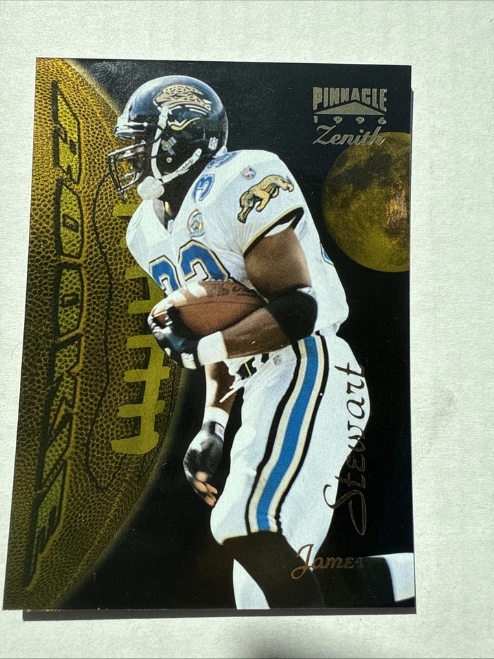 1996 Pinnacle Zenith James Stewart RC #Z-108 Jacksonville Jaguars￼ - Image 1 of 3