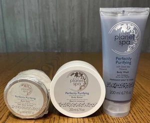 Avon Planet Spa - Perfectly Purifying Body Wash, Bath Salts, Body Butter NOS - Picture 1 of 8