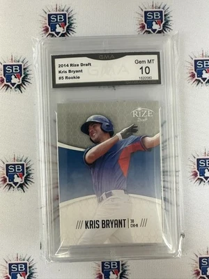 2014 Kris Bryant Leaf Rize Draft #5 GMA GEM MINT 10 - Image 1 of 2