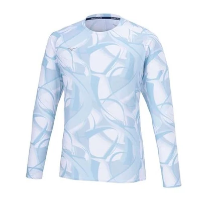 Camiseta de entrenamiento Mizuno Dry Aeroflow para hombre manga larga específ... - Imagen 1 de 4